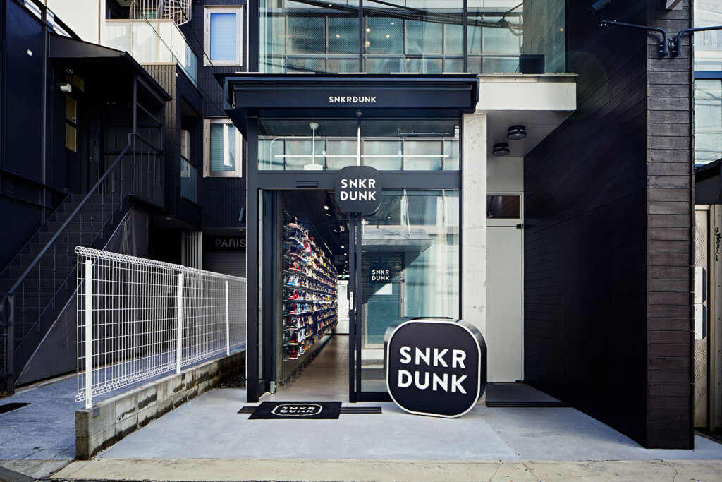 スニダン原宿店の外観